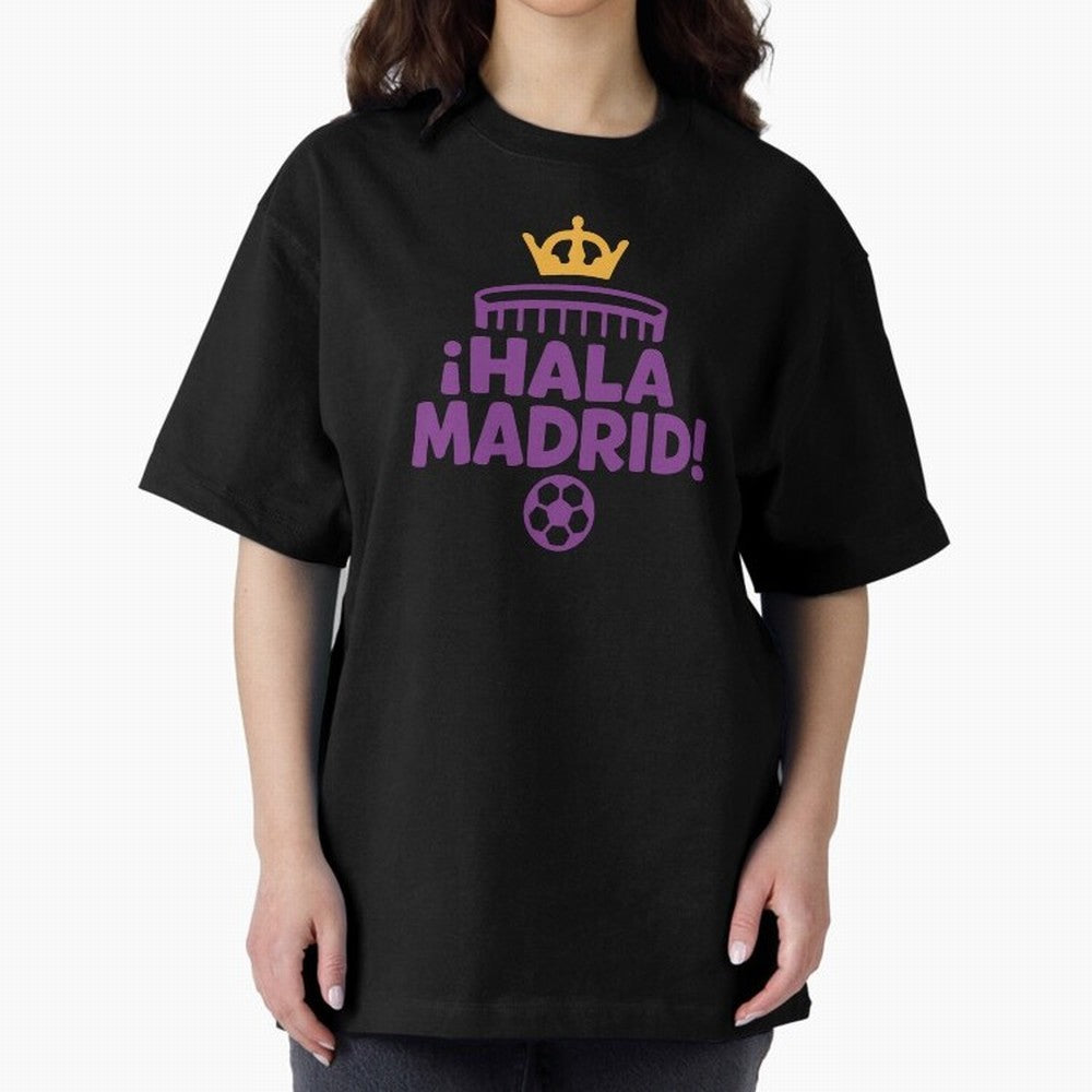 Hala Madrid Oversized T-Shirt Experience FIFA World Cup 2026 Group Stage Spirit, Made for Germany, Cristiano Ronaldo, Classic Soccer Heritage, Championship Pressure, Fan Loyalty and International Pride; Made for Collectors Who Enjoy Iconic Players,