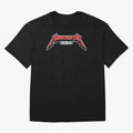 Manchester United Metal Font Oversized T-Shirt Step into FIFA World Cup 2026 USA Canada Mexico Spirit, with Brazil, Portugal and Argentina, Neymar, Haaland and Cristiano Ronaldo, Supporter Pride, Iconic Celebrations, Legendary Names and Global