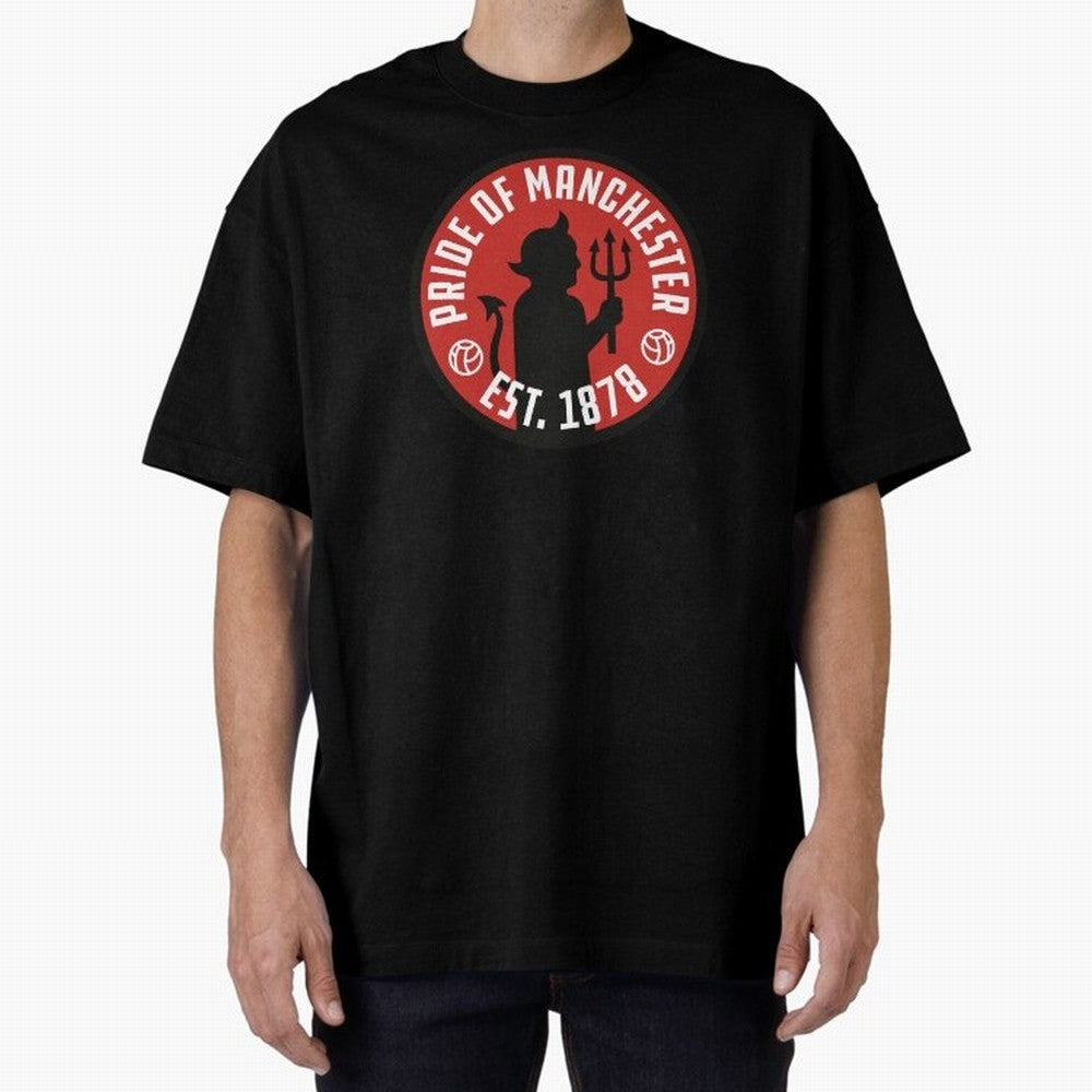 Pride of Manchester United Oversized T-Shirt Celebrate Golden Goal Energy in FIFA World Cup 2026 for Fans of Messi, CR7 and Mbappe and Spain and Netherlands, Bringing Match Day Excitement, Supporter Culture, Golden Goals and Global Football