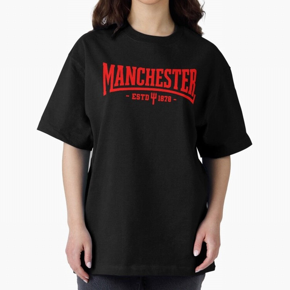 Manchester United 1878 Oversized T-Shirt Feel the Heartbeat of the FIFA World Cup 2026 Group Stage Journey through Messi and Cristiano Ronaldo Highlights, Argentina Pride, Football Passion, Legendary Performances, Festival Vibes and Supporter