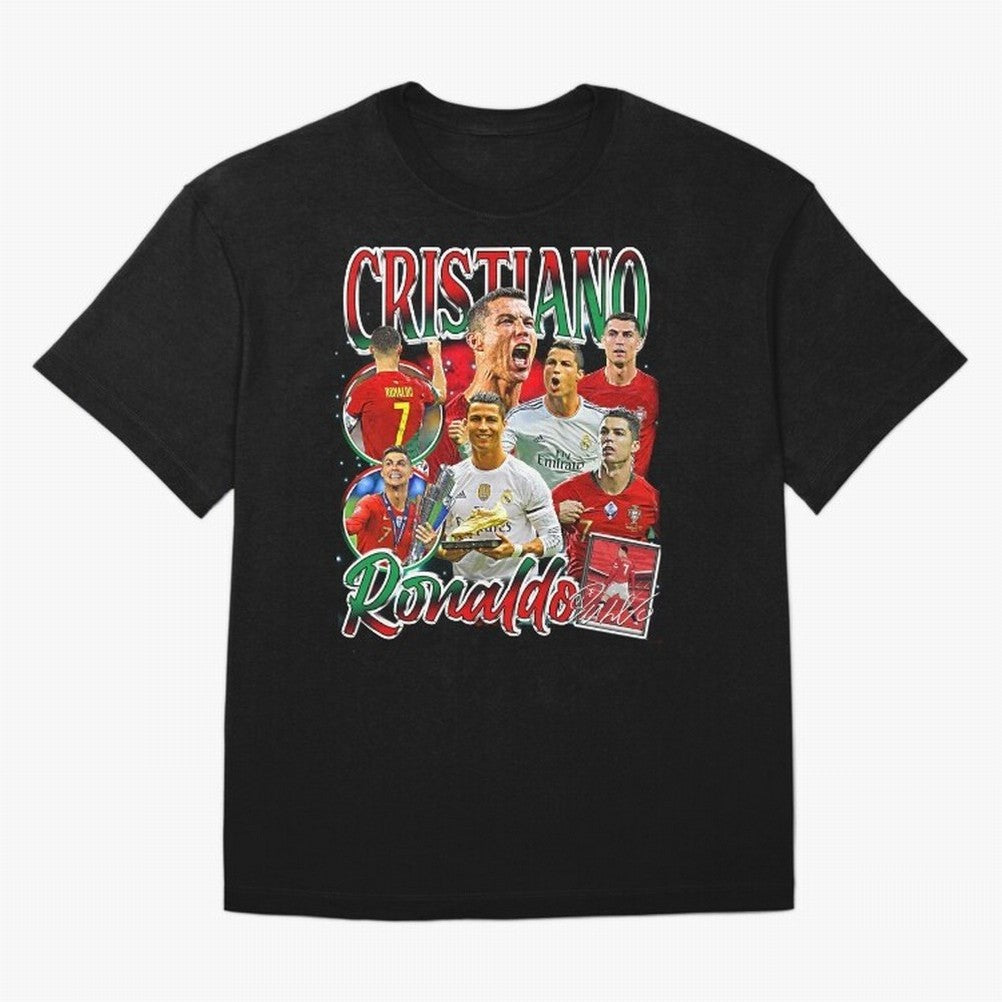 Cristiano Ronaldo Premium Quality Oversized T-Shirt Make Your Look Match FIFA World Cup 2026 Group Stage Inspired by Mbappe and Neymar, Argentina and Brazil Energy, Soccer Culture, Superstar Moments, National Team Dreams and Competitive Fire; Made