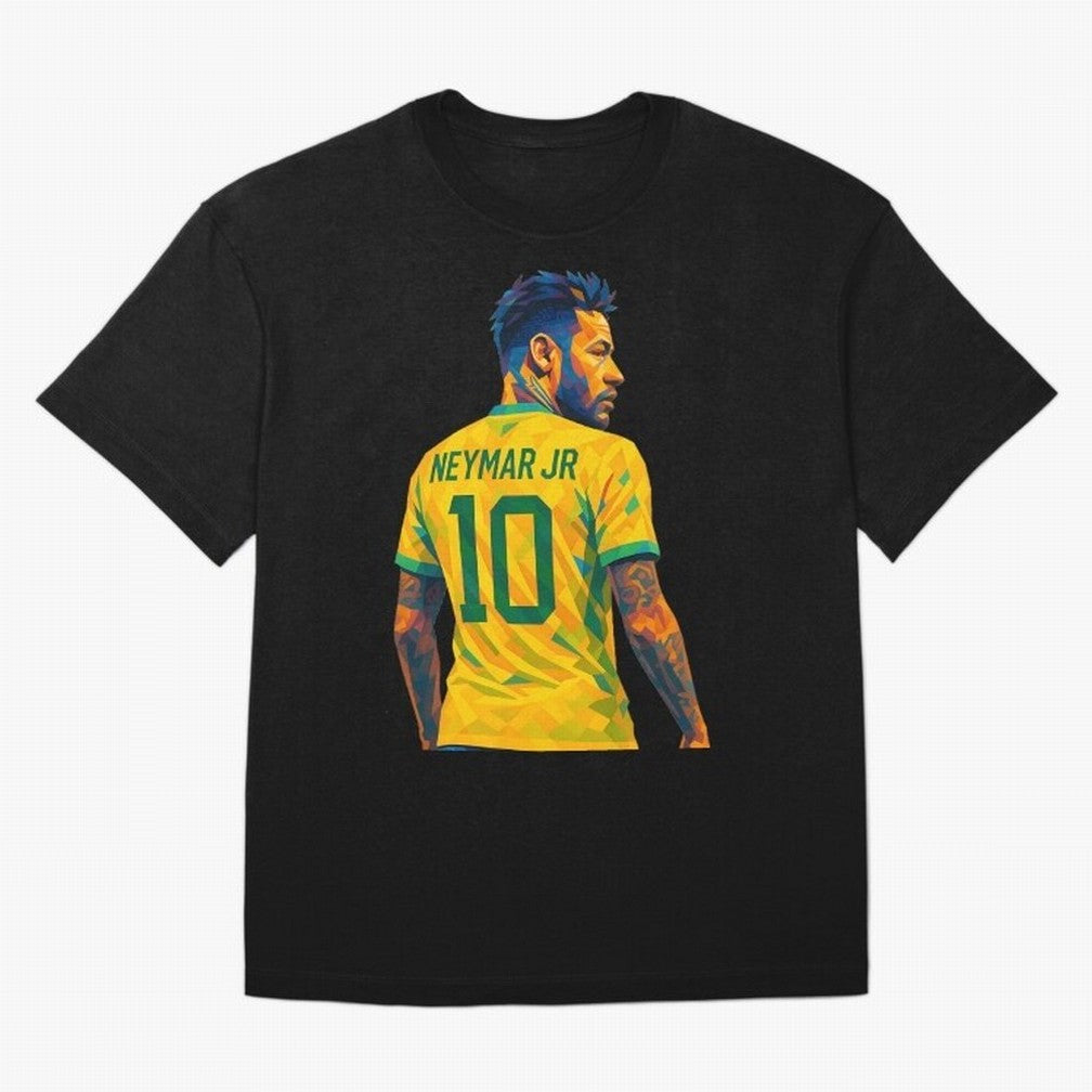 Neymar Jr Oversized T-Shirt Represent Match Day Hype around FIFA World Cup 2026, Messi, Neymar and Mbappe, France and Portugal, Stadium Memories, Football Loyalty, International Chants and Championship Tradition; Perfect for People Who Love