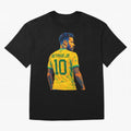 Neymar Jr Oversized T-Shirt Represent Match Day Hype around FIFA World Cup 2026, Messi, Neymar and Mbappe, France and Portugal, Stadium Memories, Football Loyalty, International Chants and Championship Tradition; Perfect for People Who Love