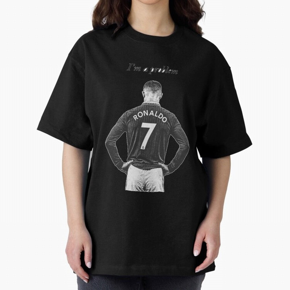 Ronaldo Problem Oversized T-Shirt Support the Legends of FIFA World Cup 2026 Group Stage Built around Haaland and Mbappe, Argentina Energy, Football History, Final Match Energy, Crowd Noise and Once in a Lifetime Moments; Perfect for People Who