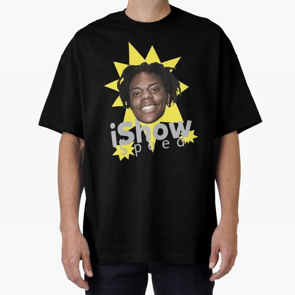 Ishowspeed Oversized T-Shirt Represent Fans Who Live for Global Football Passion for FIFA World Cup 2026, Capturing CR7, Germany, Football History, Final Match Energy, Crowd Noise and Once in a Lifetime Moments; Perfect for People Who Love