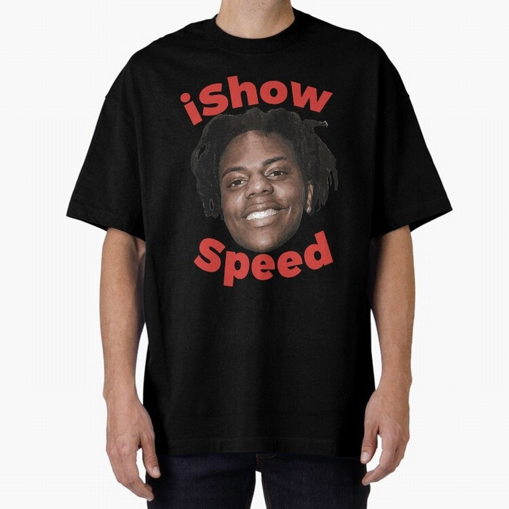 Ishowspeed Oversized T-Shirt Show Fan Pride Across FIFA World Cup 2026 USA Canada Mexico Driven by Neymar, Portugal, Spain and Germany Energy, Stadium Chants, National Pride, Trophy Dreams and Unforgettable Football Memories; Perfect for Supporters