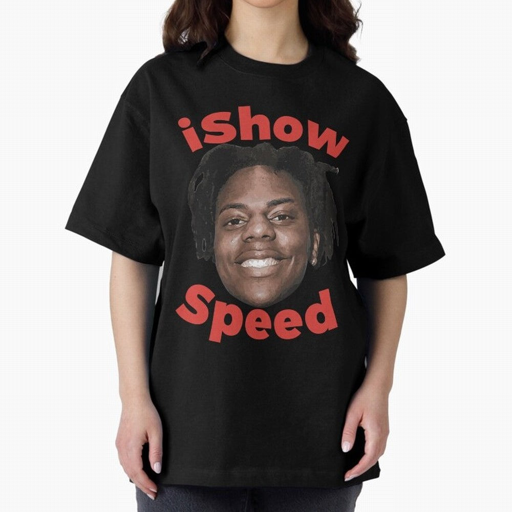 Ishowspeed Oversized T-Shirt Show Fan Pride Across FIFA World Cup 2026 USA Canada Mexico Driven by Neymar, Portugal, Spain and Germany Energy, Stadium Chants, National Pride, Trophy Dreams and Unforgettable Football Memories; Perfect for Supporters