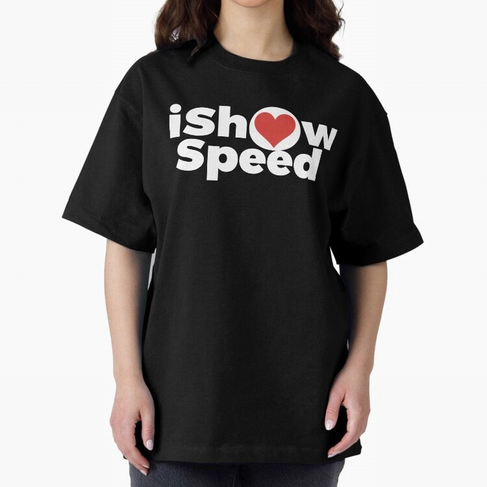 Ishowspeed Oversized T-Shirt Follow FIFA World Cup 2026 USA Canada Mexico for Fans of Neymar, Haaland and Cristiano Ronaldo and Argentina, Bringing Championship Spirit, Famous Goals, Roaring Crowds and International Football Unity; Ideal for