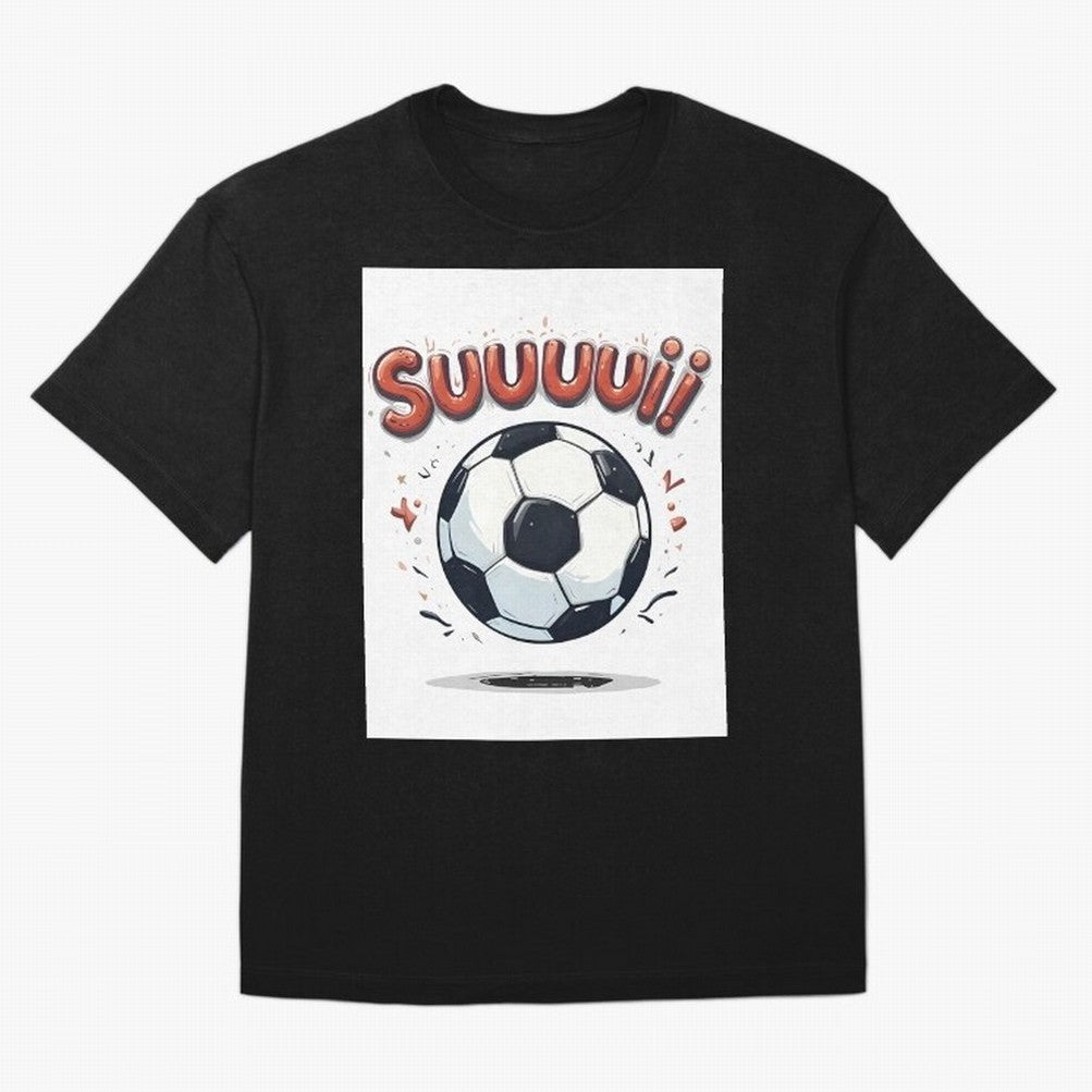 Suuuuii! CR7 Celebration Oversized T-Shirt Make Memories around FIFA World Cup 2026 Group Stage Spirit, with Portugal, Spain and Germany, Neymar, Champion Mindset, Group Stage Buzz, Knockout Tension and Passionate Fan Culture; Ideal for Fans Who