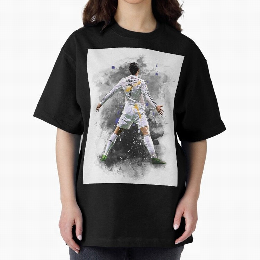 Cristiano Ronaldo 7 Oversized T-Shirt Create FIFA World Cup 2026 USA Canada Mexico Spirit, Featuring Brazil, Portugal and Argentina, Messi, CR7 and Mbappe, Stadium Chants, National Pride, Trophy Dreams and Unforgettable Football Memories; Made for