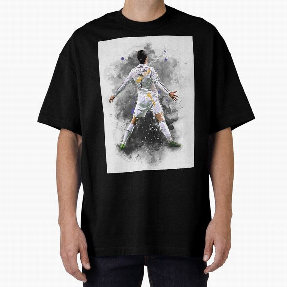 Cristiano Ronaldo 7 Oversized T-Shirt Create FIFA World Cup 2026 USA Canada Mexico Spirit, Featuring Brazil, Portugal and Argentina, Messi, CR7 and Mbappe, Stadium Chants, National Pride, Trophy Dreams and Unforgettable Football Memories; Made for