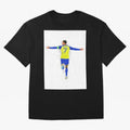 Cristiano Ronaldo Al Nassr Football Oversized T-Shirt Back Your Heroes with FIFA World Cup 2026 Group Stage Celebrating Messi, Neymar and Mbappe, England Energy, Football Passion, Legendary Performances, Festival Vibes and Supporter Community;
