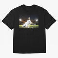 Cristiano Ronaldo Celebration Scene Oversized T-Shirt Show Fan Pride Across Global Football Passion for FIFA World Cup 2026 Group Stage, Connected to Messi, CR7 and Mbappe, France and Portugal, Soccer Culture, Superstar Moments, National Team
