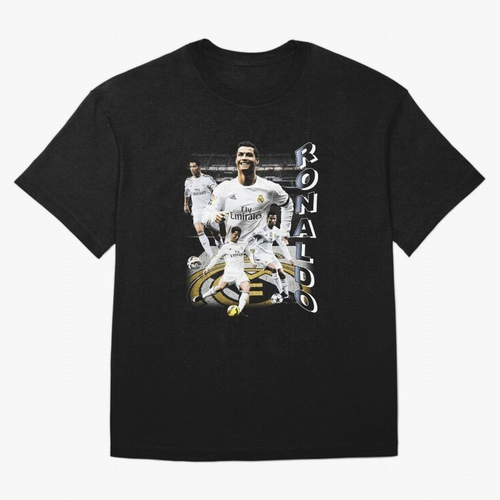 Cristiano Ronaldo Vintage Oversized T-Shirt Treasure Global Football Passion for FIFA World Cup 2026 USA Canada Mexico, with CR7, Portugal, Spain and Germany, Supporter Pride, Iconic Celebrations, Legendary Names and Global Match Day Energy; Ideal