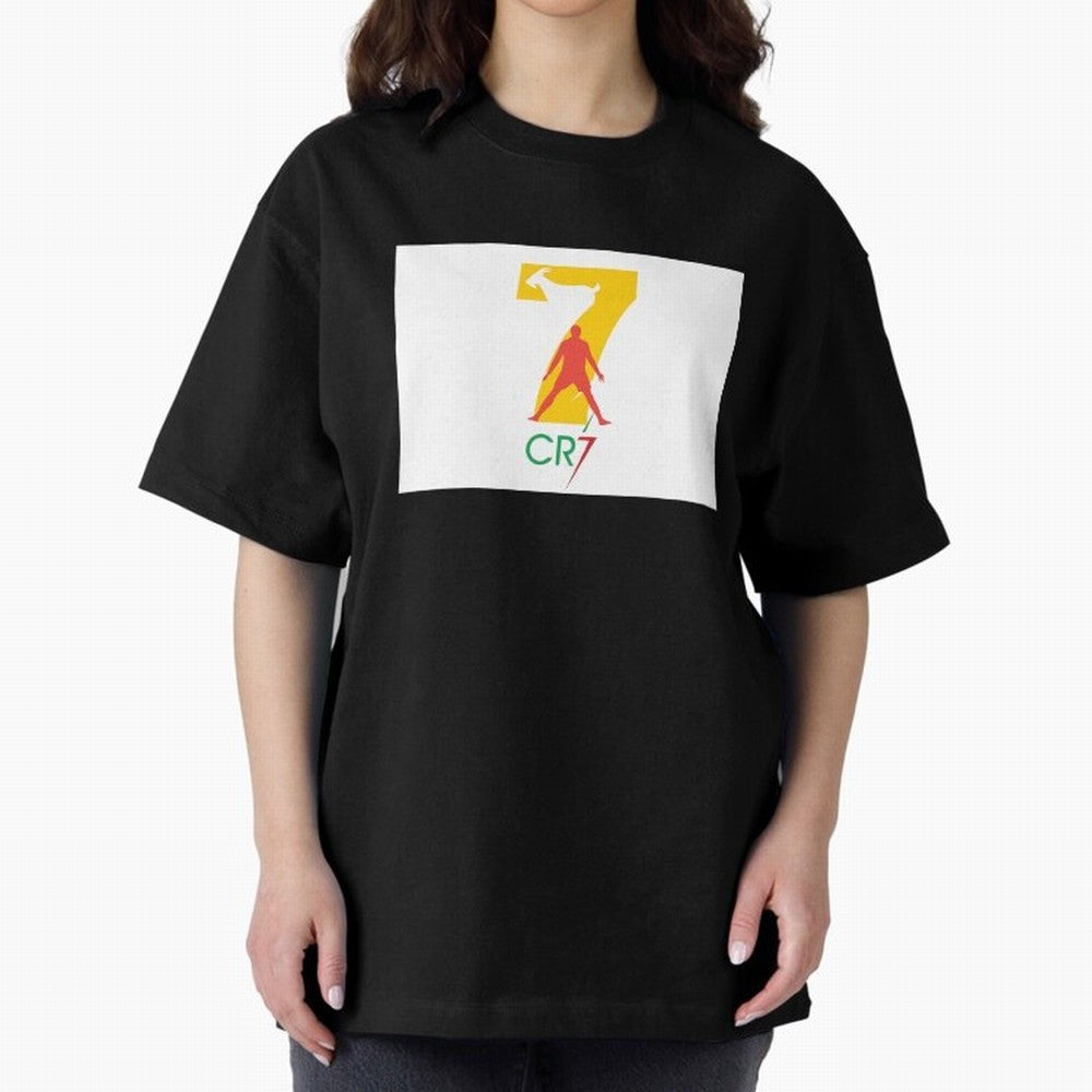 Ronaldo GOAT Oversized T-Shirt Relive the Noise and Pride of FIFA World Cup 2026 Inspired by Haaland, Portugal, Spain and Germany Energy, Game Day Rituals, Football Legends, Country Pride and the Road to the Final; Perfect for People Who Love