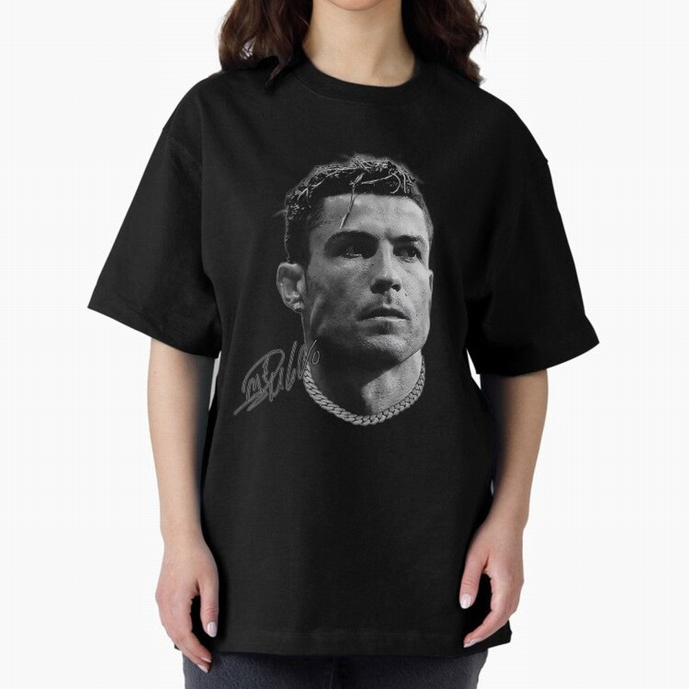 Cristiano Ronaldo Vintage Tshirt Oversized T-Shirt Feel Match Day Hype around FIFA World Cup 2026 USA Canada Mexico, CR7 and Messi, Portugal, Spain and Germany, Champion Mindset, Group Stage Buzz, Knockout Tension and Passionate Fan Culture; Built