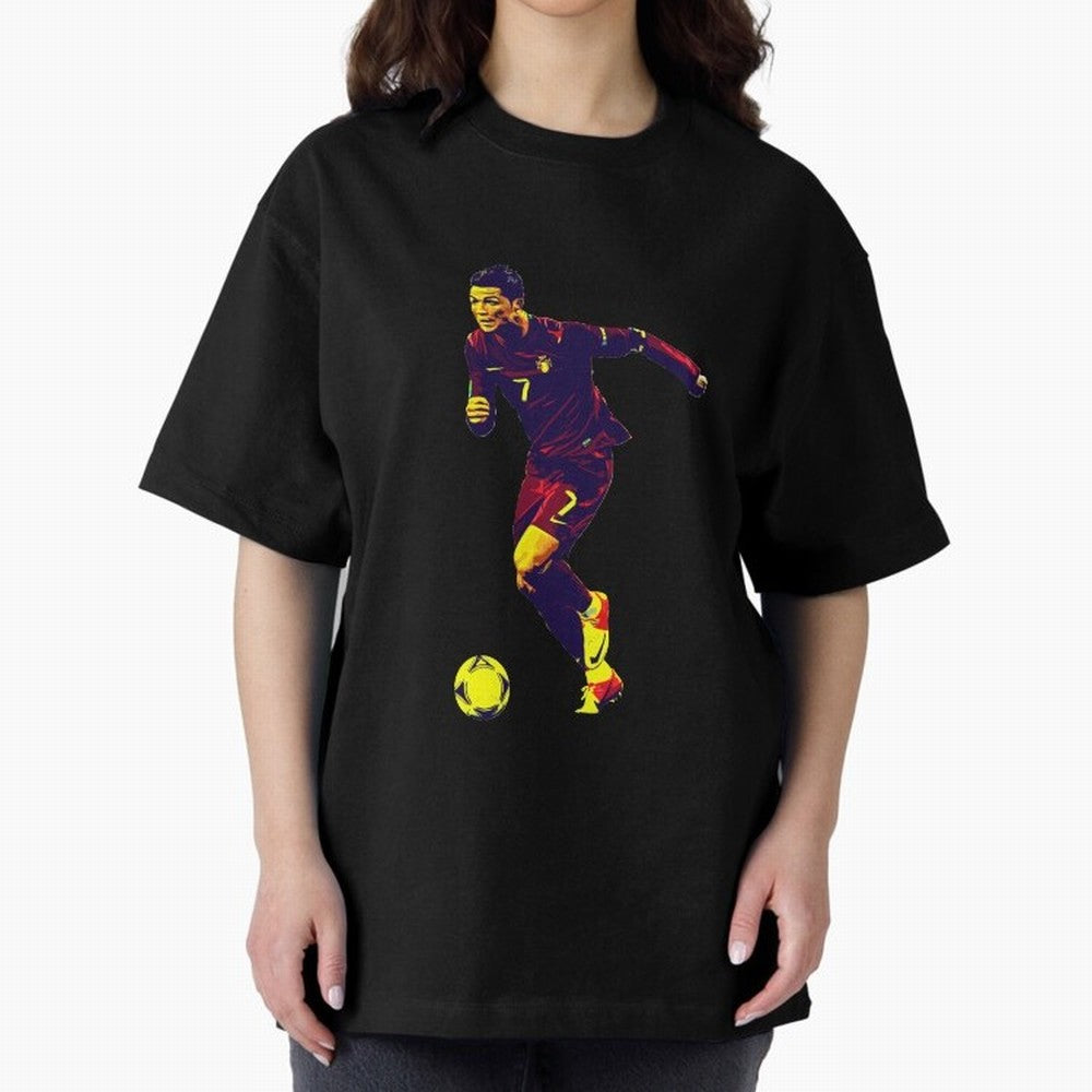 Cristianno Ronaldo Oversized T-Shirt Support Your Favorite Stars during Match Day Hype around FIFA World Cup 2026, Mbappe and Neymar, Argentina, France and Brazil, Goal Celebration Energy, Supporter Heritage, Football Icons and Worldwide Tournament