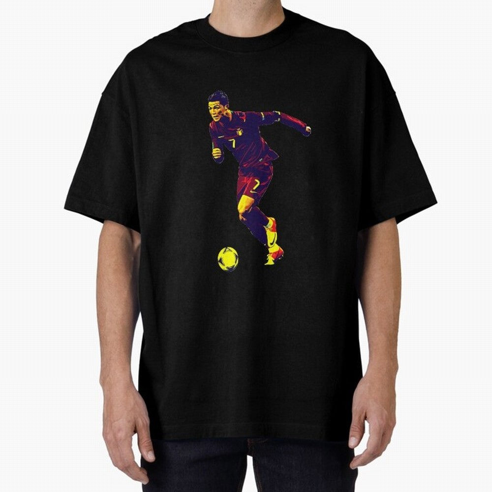 Cristianno Ronaldo Oversized T-Shirt Support Your Favorite Stars during Match Day Hype around FIFA World Cup 2026, Mbappe and Neymar, Argentina, France and Brazil, Goal Celebration Energy, Supporter Heritage, Football Icons and Worldwide Tournament