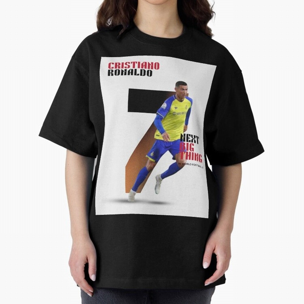 Cristiano Ronaldo (CR7) Oversized T-Shirt Celebrate the Next Chapter of FIFA World Cup 2026 USA Canada Mexico Spirit, Capturing Argentina, Messi and Cristiano Ronaldo, Champion Mindset, Group Stage Buzz, Knockout Tension and Passionate Fan Culture;