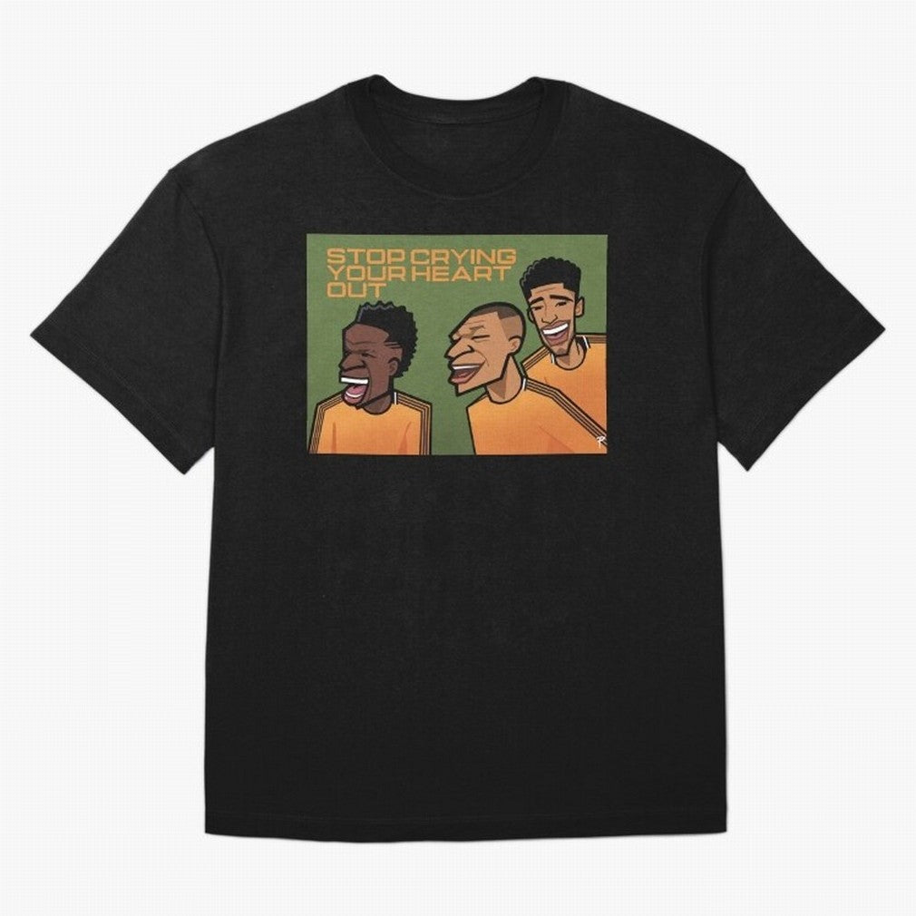 stop crying your heart out Oversized T-Shirt Feel the Heartbeat of the FIFA World Cup 2026 Group Stage Journey through Cristiano Ronaldo Highlights, Argentina and Brazil Pride, Game Day Rituals, Football Legends, Country Pride and the Road to the