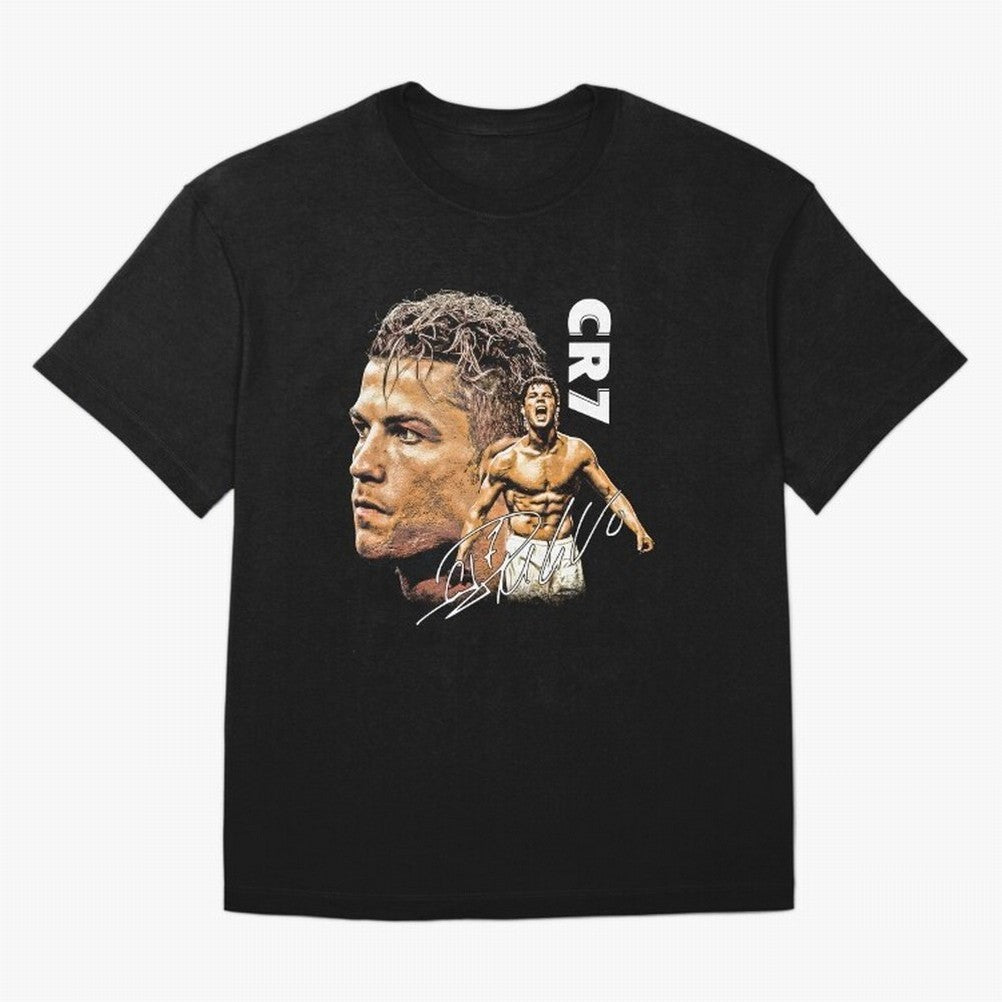 Cristiano Ronaldo Football Legend T-Shirt Oversized T-Shirt Bring Supporter Culture to FIFA World Cup 2026 Spirit, Celebrating England, France and Netherlands, Mbappe and Neymar, Match Day Excitement, Supporter Culture, Golden Goals and Global