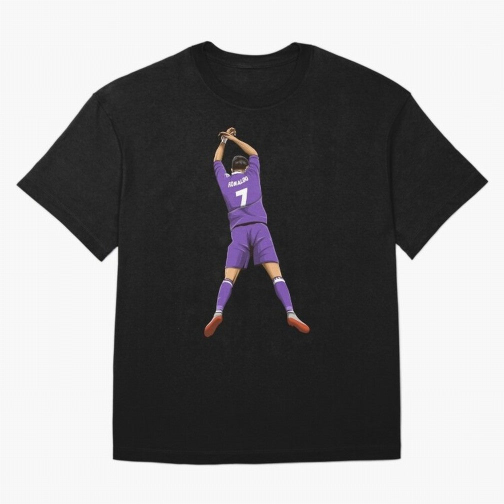 Cristiano Ronaldo Oversized T-Shirt Celebrate Global Passion for Match Day Hype around FIFA World Cup 2026 Group Stage, CR7 and Messi, Spain and Netherlands, Fan Favorite Moments, National Team Passion, Big Match Drama and Soccer History; Ideal for