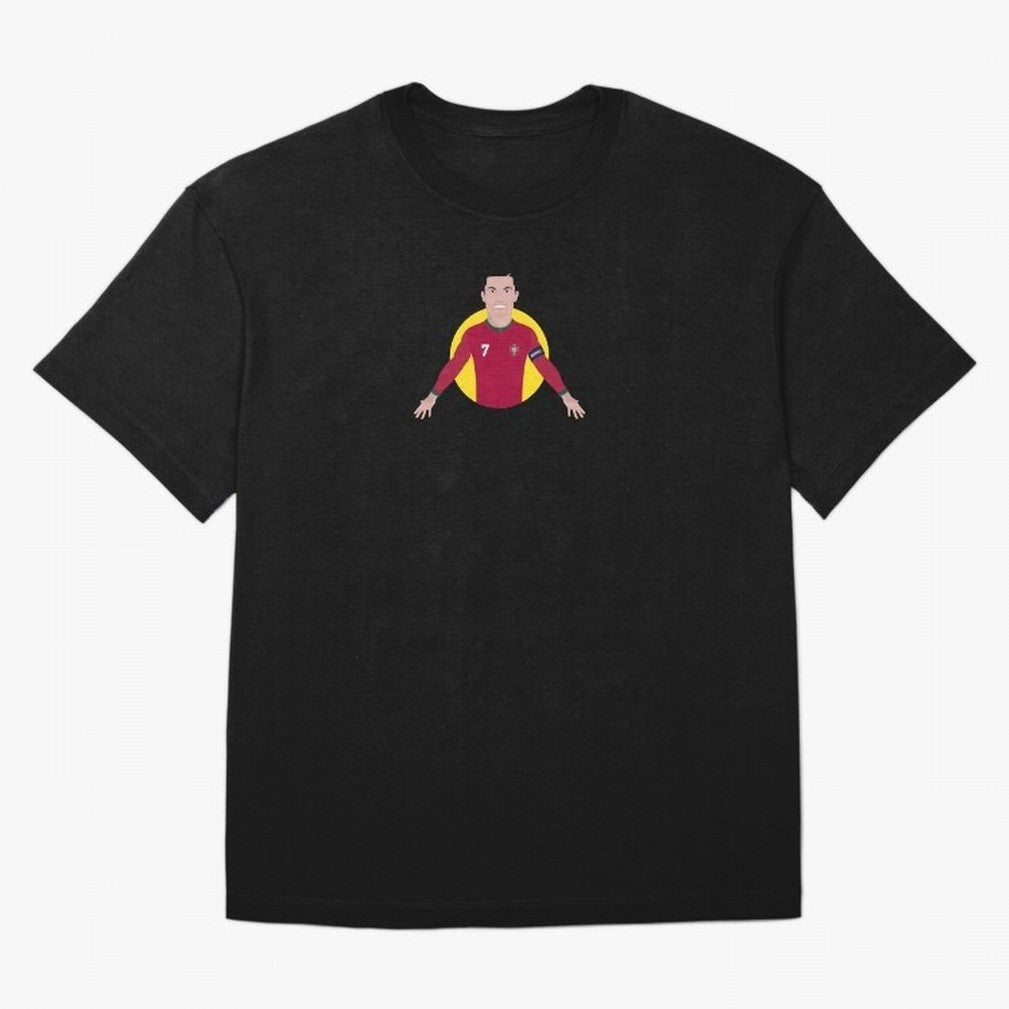 Goat Cr7 Portugal Cristiano Ronaldo Cieszynka siuuuuuuu Oversized T-Shirt Celebrate Golden Goal Energy in the FIFA World Cup 2026 Journey through CR7 and Messi Highlights, Spain and Netherlands Pride, Football History, Final Match Energy, Crowd