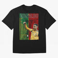 cristiano ronaldo 40th birthday tribute poster Oversized T-Shirt Represent the Passion of Global Football Passion for FIFA World Cup 2026, Made for Mbappe, Spain and Netherlands, Match Day Excitement, Supporter Culture, Golden Goals and Global