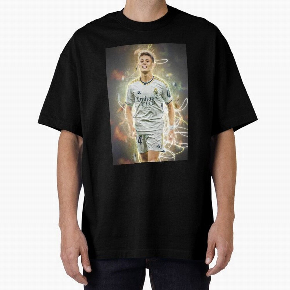 Arda Guler Oversized T-Shirt Celebrate the FIFA World Cup 2026 USA Canada Mexico Journey through Messi, Neymar and Mbappe Highlights, Argentina, France and Brazil Pride, Fan Favorite Moments, National Team Passion, Big Match Drama and Soccer