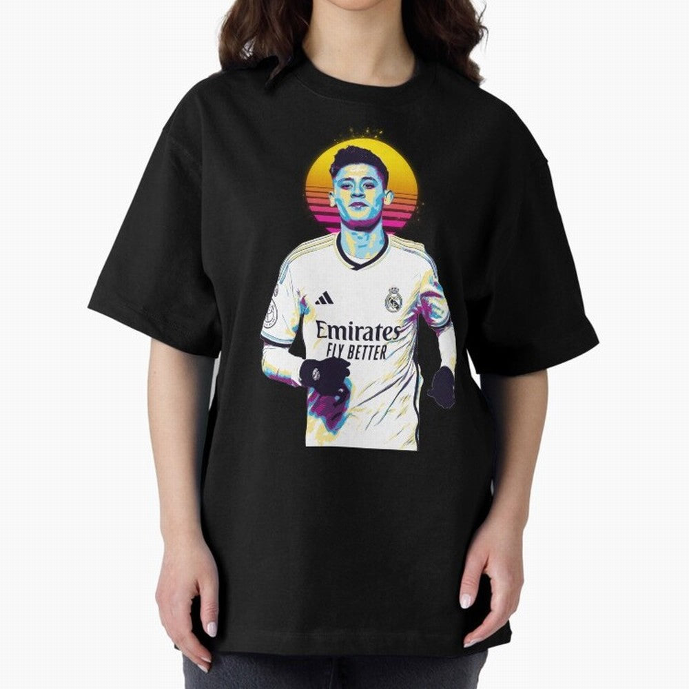 Arda Guler retro 80s Oversized T-Shirt Celebrate FIFA World Cup 2026 USA Canada Mexico Built around Mbappe and Neymar, England and Germany Energy, Football Festival Excitement, Trophy Ambitions, Country Rivalries and Star Player Buzz; Built for