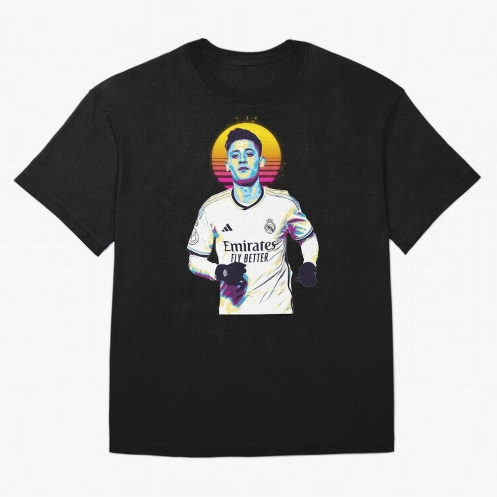 Arda Guler retro 80s Oversized T-Shirt Celebrate FIFA World Cup 2026 USA Canada Mexico Built around Mbappe and Neymar, England and Germany Energy, Football Festival Excitement, Trophy Ambitions, Country Rivalries and Star Player Buzz; Built for