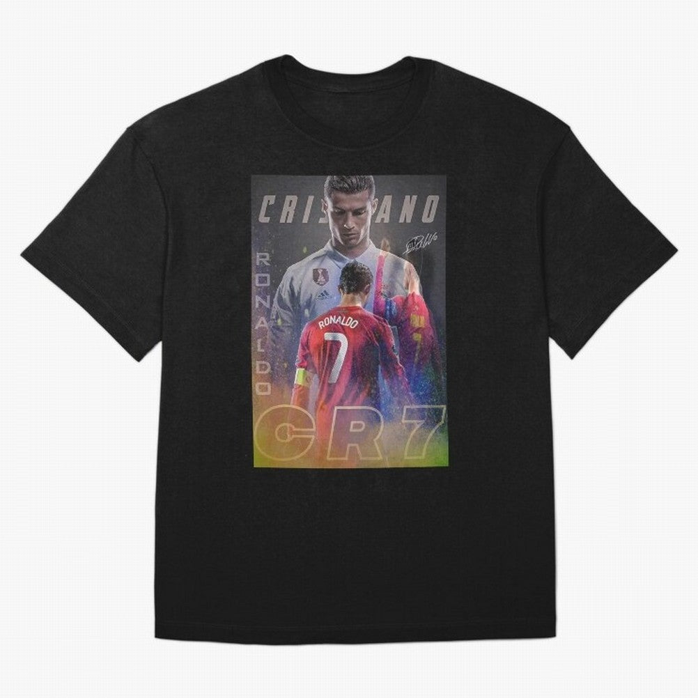 CR7 Oversized T-Shirt Celebrate Global Passion for FIFA World Cup 2026 for Fans of Messi, Neymar and Mbappe and Portugal, Bringing Goal Celebration Energy, Supporter Heritage, Football Icons and Worldwide Tournament Joy; Perfect for Fans,