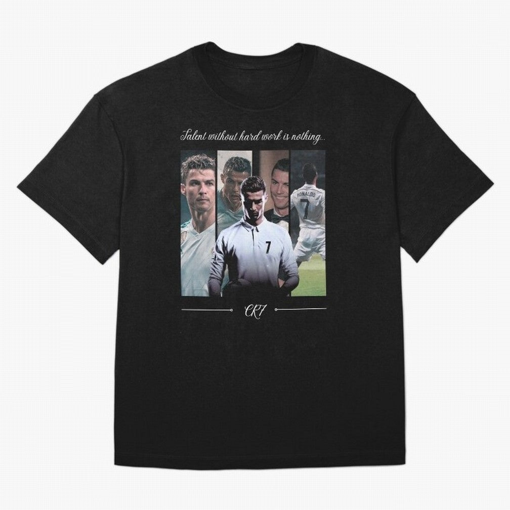 Ronaldo CR7 Oversized T-Shirt Mark the FIFA World Cup 2026 USA Canada Mexico Journey through Messi Highlights, France Pride, Championship Spirit, Famous Goals, Roaring Crowds and International Football Unity; Perfect for Supporters Who Want Bold