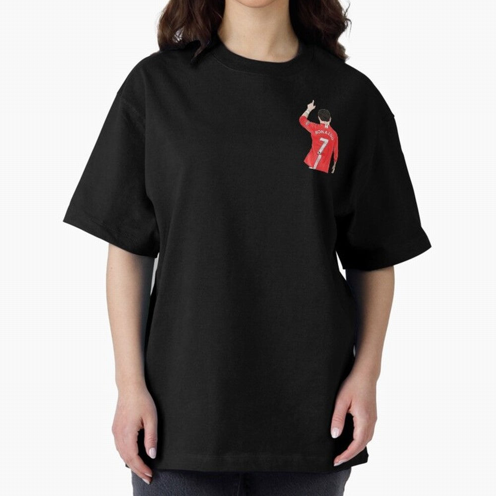 Cristiano Ronaldo CR7 Oversized T-Shirt Keep Football History Alive during FIFA World Cup 2026 Group Stage for Fans of Messi and Netherlands, Bringing Goal Celebration Energy, Supporter Heritage, Football Icons and Worldwide Tournament Joy; Perfect