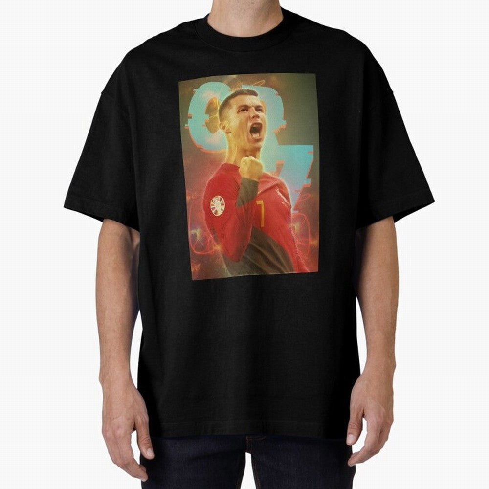 Ronaldo selebration Oversized T-Shirt Represent the Passion of FIFA World Cup 2026 Group Stage Built around Neymar, Brazil Energy, Stadium Memories, Football Loyalty, International Chants and Championship Tradition; Ideal for Fans Who Follow Messi,