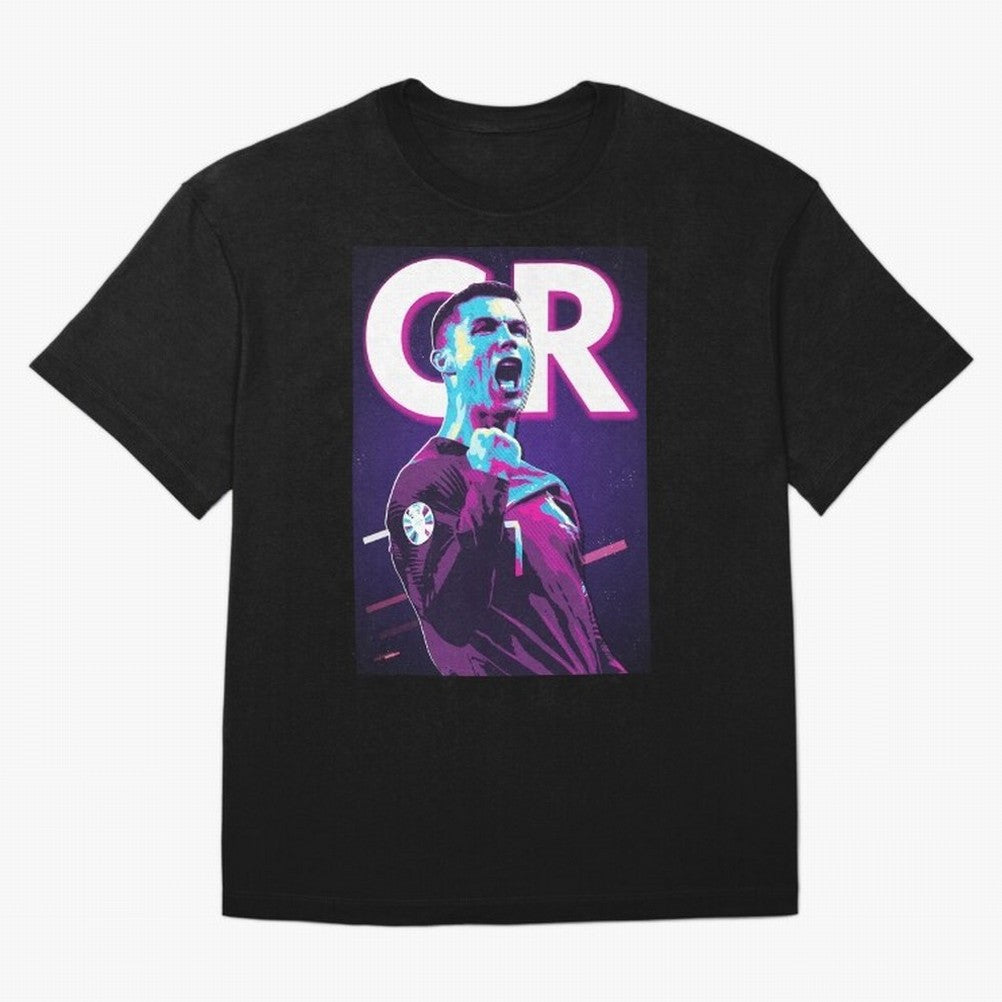 Ronaldo Oversized T-Shirt Stand with FIFA World Cup 2026 USA Canada Mexico Spirit, Built around Portugal, Spain and Germany, Messi and Cristiano Ronaldo, Champion Mindset, Group Stage Buzz, Knockout Tension and Passionate Fan Culture; Perfect for