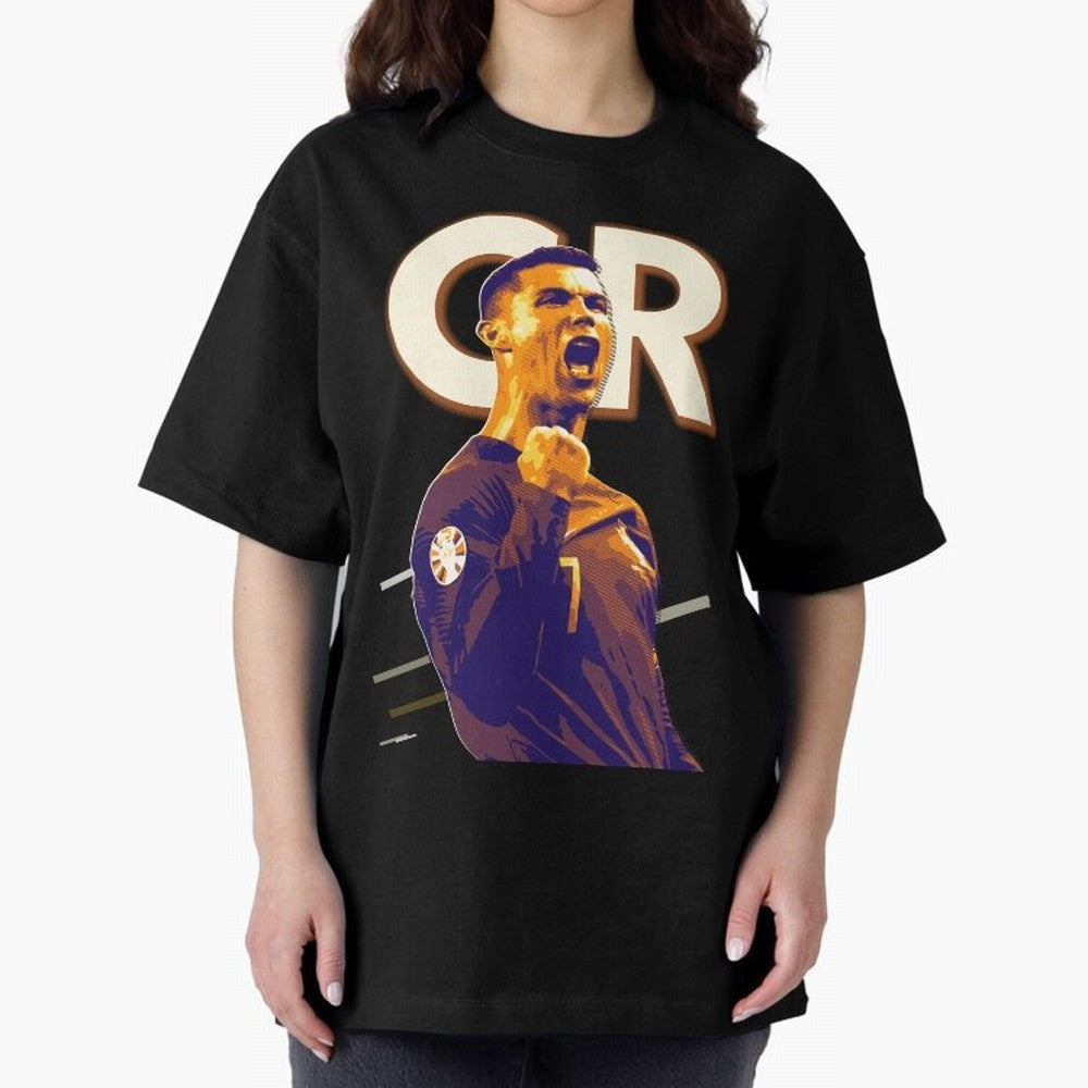 Cristiano Ronaldo Oversized T-Shirt Join the Countdown to FIFA World Cup 2026 USA Canada Mexico with Cristiano Ronaldo, Haaland and CR7, Brazil Energy, Game Day Rituals, Football Legends, Country Pride and the Road to the Final; Ideal for Fans Who