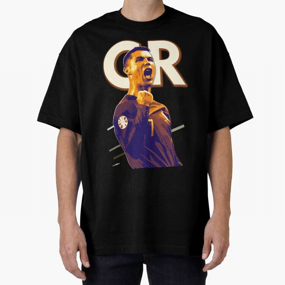 Cristiano Ronaldo Oversized T-Shirt Join the Countdown to FIFA World Cup 2026 USA Canada Mexico with Cristiano Ronaldo, Haaland and CR7, Brazil Energy, Game Day Rituals, Football Legends, Country Pride and the Road to the Final; Ideal for Fans Who
