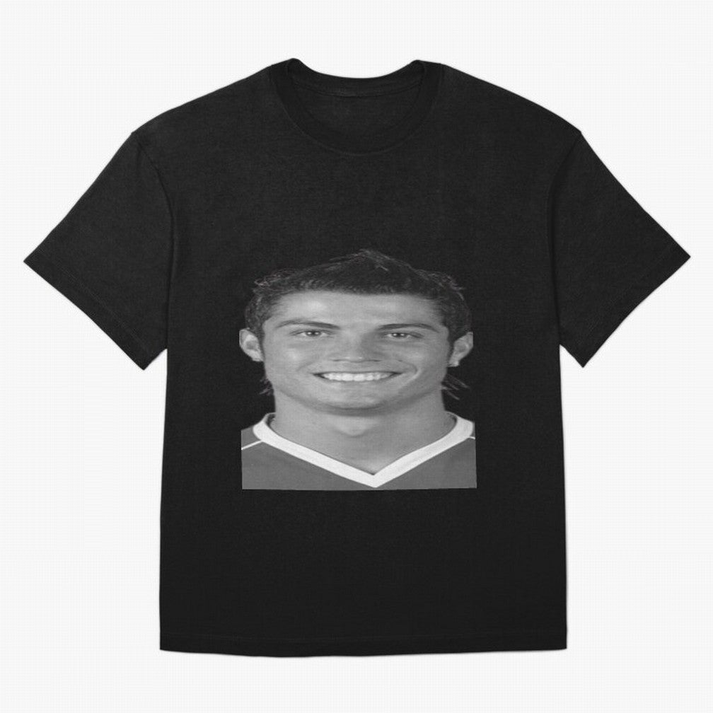 Cristiano Ronaldo Oversized T-Shirt Honor the Beautiful Game during FIFA World Cup 2026 for Fans of Cristiano Ronaldo and France and Portugal, Bringing Match Day Excitement, Supporter Culture, Golden Goals and Global Football Passion; Ideal for
