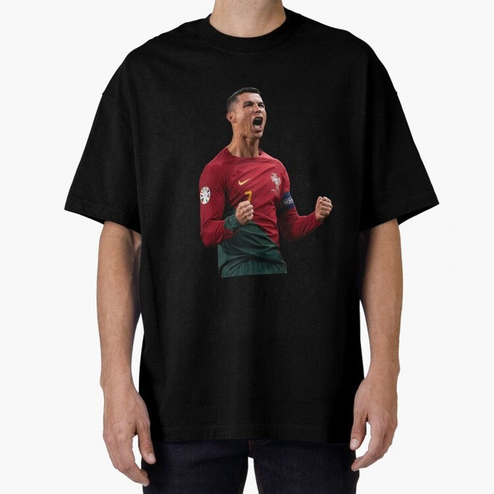 Cristiano Ronaldo T-Shirt Oversized T-Shirt Mark Global Football Passion for FIFA World Cup 2026, Built around Cristiano Ronaldo, Haaland and CR7, Brazil, Portugal and Argentina, Supporter Pride, Iconic Celebrations, Legendary Names and Global