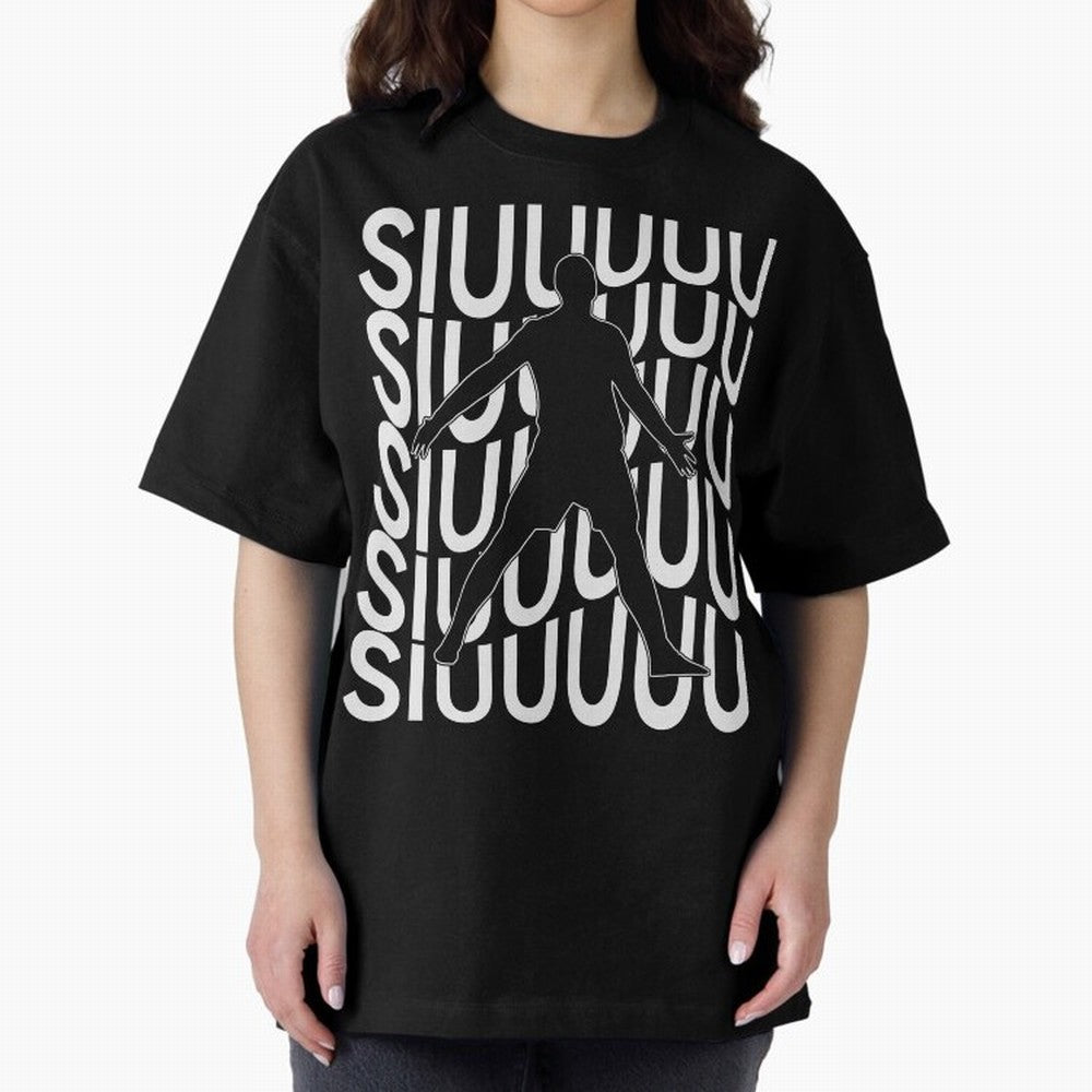 Siuuuuu Cute Soccer Present For Soccer Lovers Fan Kid's Boys Oversized T-Shirt Represent the Passion of Match Day Hype around FIFA World Cup 2026 USA Canada Mexico, Messi, Argentina, Tournament Hype, Historic Matchups, Family Viewing Parties and