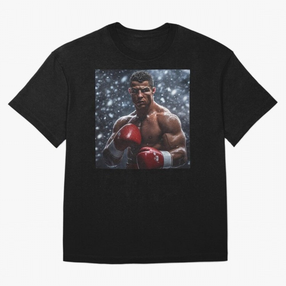 Cristiano Ronaldo: The Unexpected Boxer Oversized T-Shirt Bring World Football Passion into Global Football Passion for FIFA World Cup 2026, Driven by Messi, CR7 and Mbappe, Portugal, Football Festival Excitement, Trophy Ambitions, Country
