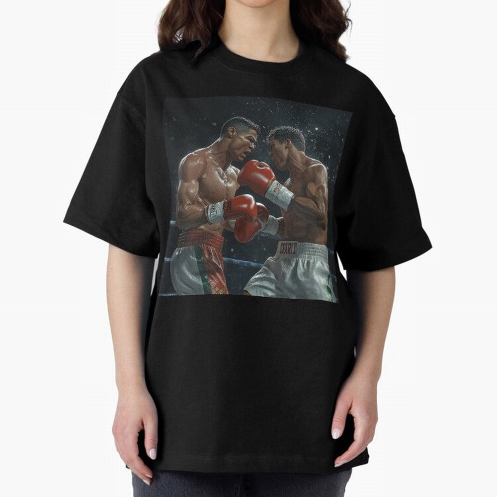 Cristiano Ronaldo vs Alvarez Canelo: Gaming Duel Between Legends Oversized T-Shirt Fuel the Hype around FIFA World Cup 2026 for Fans of Cristiano Ronaldo, Haaland and CR7 and Germany, Bringing Championship Spirit, Famous Goals, Roaring Crowds and