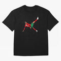 Cristiano Ronaldo 910th Goal Bicycle Kick Tribute Oversized T-Shirt Show Your Love for FIFA World Cup 2026 Filled with CR7 and Messi, Netherlands Energy, Global Supporter Spirit, Legendary Goals, National Colors and Tournament Celebration; Built