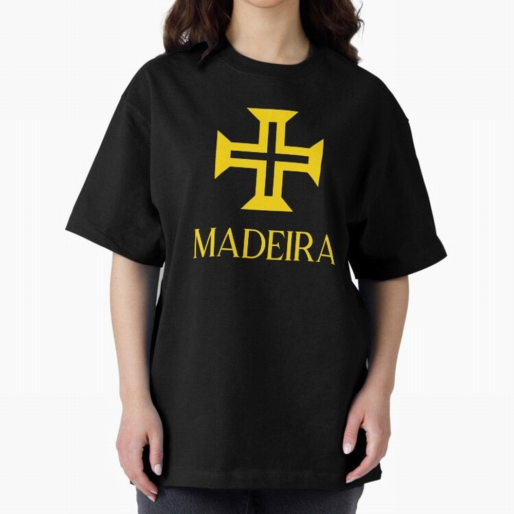 Madeira yellow Oversized T-Shirt Show Match Day Excitement for the FIFA World Cup 2026 Journey through Messi, Neymar and Mbappe Highlights, France and Portugal Pride, Fan Favorite Moments, National Team Passion, Big Match Drama and Soccer History;
