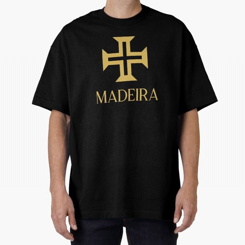 Madeira gold Oversized T-Shirt Bring Trophy Dreams to FIFA World Cup 2026 Spirit, Centered on England, France and Netherlands, CR7, Championship Spirit, Famous Goals, Roaring Crowds and International Football Unity; Perfect for People Who Love