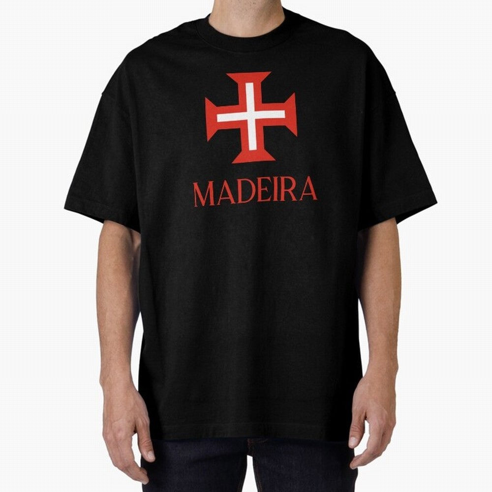 Madeira red Oversized T-Shirt Bring Supporter Culture to FIFA World Cup 2026 for Fans of Messi, CR7 and Mbappe and Spain and Netherlands, Bringing Retro Football Energy, Iconic Rivalries, Trophy Chase Drama and Stadium Atmosphere; Great for Watch