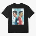 Lionel Messi and Cristiano Ronaldo Oversized T-Shirt Show Passion for the Stars of the FIFA World Cup 2026 Journey through Mbappe and Neymar Highlights, France and Portugal Pride, Classic Soccer Heritage, Championship Pressure, Fan Loyalty and
