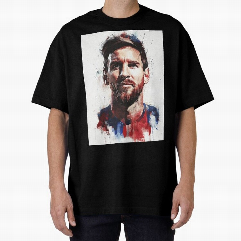 Lionel Messi Oversized T-Shirt Celebrate Global Passion for FIFA World Cup 2026 USA Canada Mexico Filled with Mbappe, Germany Energy, Tournament Hype, Historic Matchups, Family Viewing Parties and Global Sports Pride; Great for Supporters Who Love