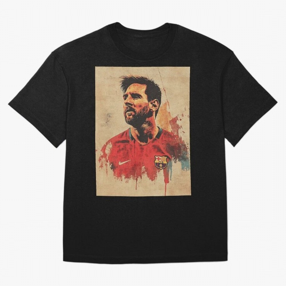 Lionel Messi Oversized T-Shirt Show Match Day Excitement for Global Football Passion for FIFA World Cup 2026, Connected to Haaland, Germany, Football History, Final Match Energy, Crowd Noise and Once in a Lifetime Moments; Built for Supporters